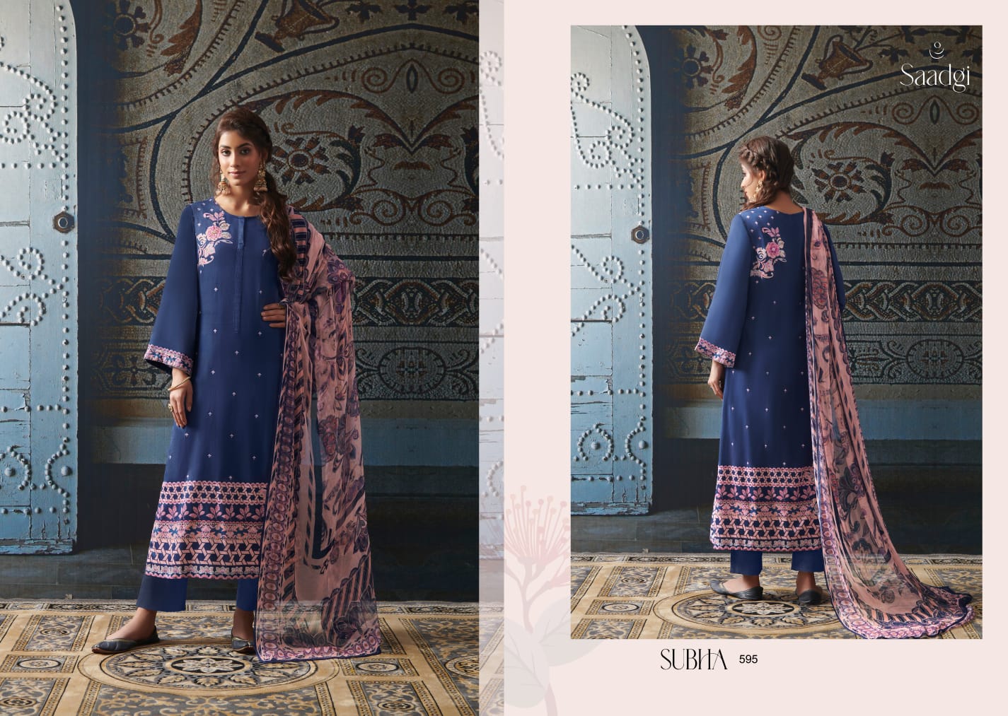 Subah Saadgi Jam Stain Designer Salwar Suits Catalog